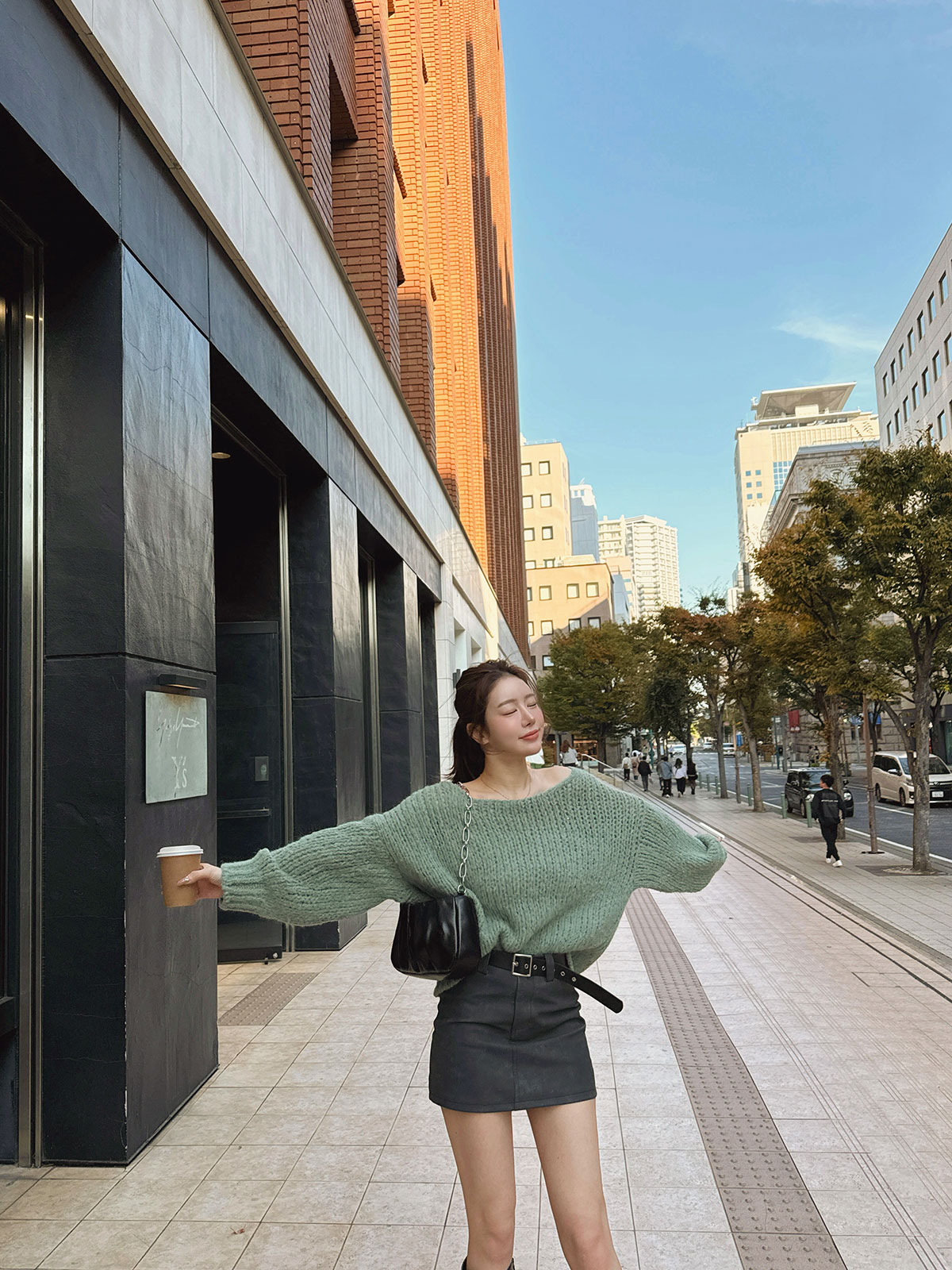 クン ざっくりwoolバトーネックknit カラー:アイボリー、ベージュ、カーキ、グレージュ