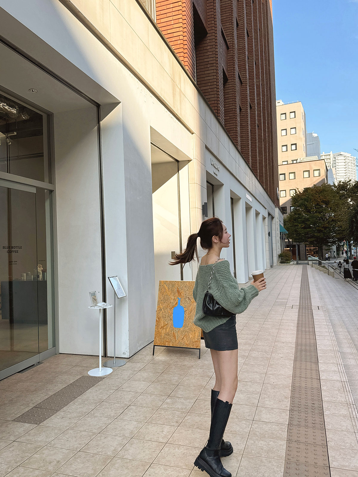 クン ざっくりwoolバトーネックknit カラー:アイボリー、ベージュ、カーキ、グレージュ