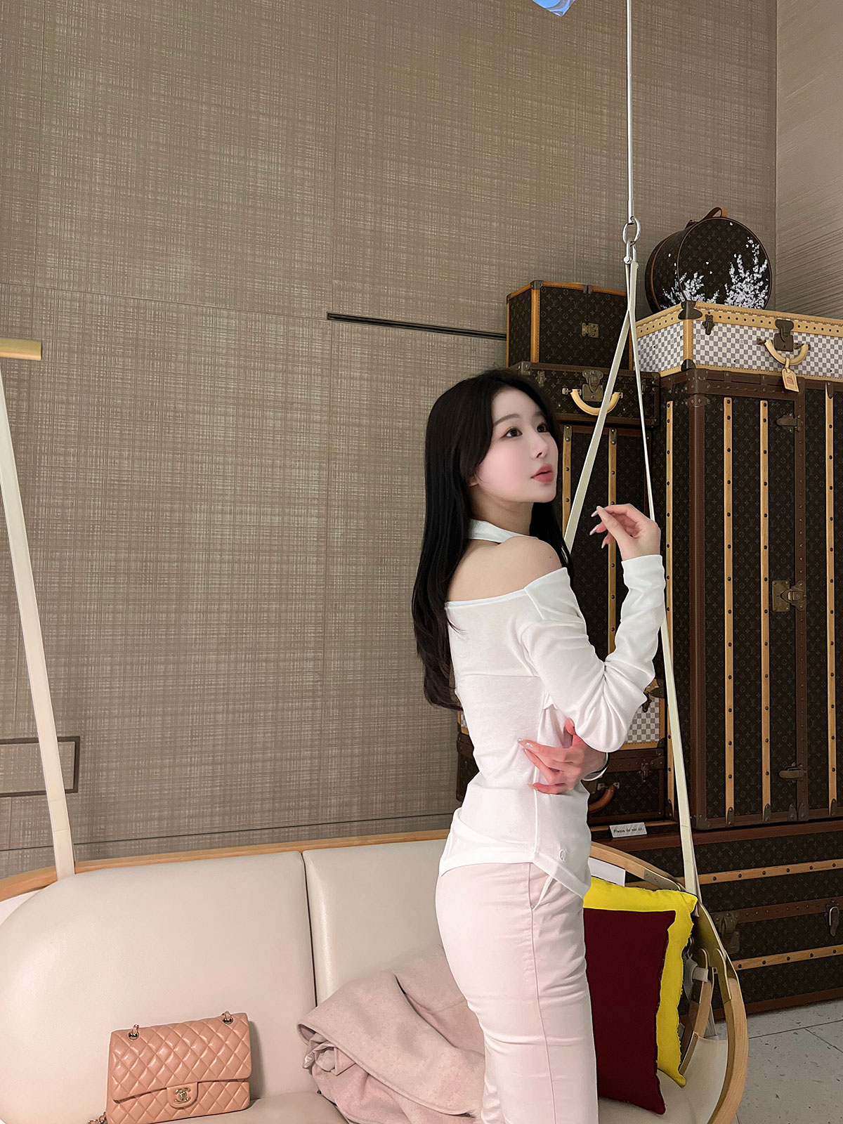 クン アンバランスドレープgatherT カラー: