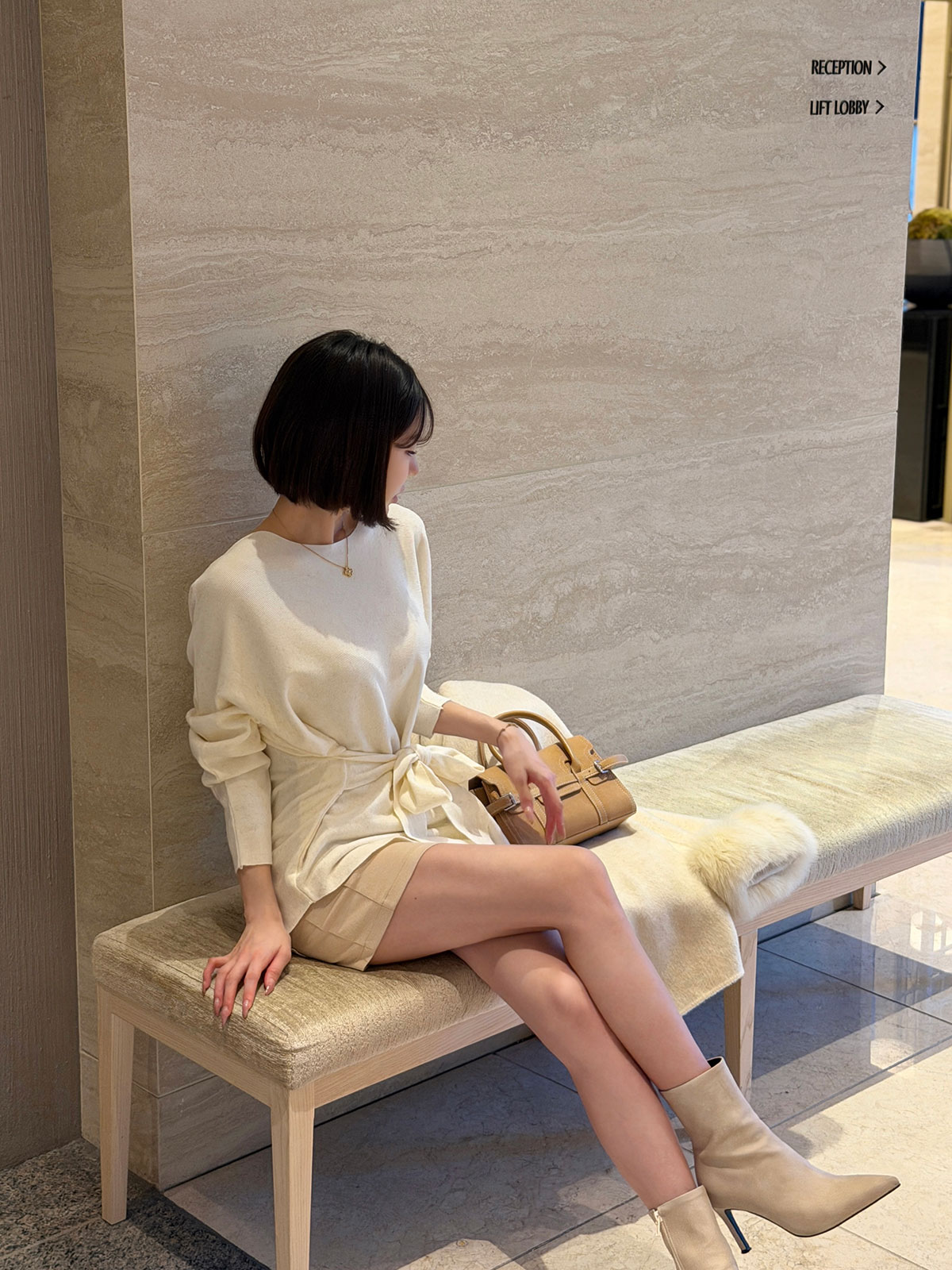 クン スキニーポインテッドトゥショートブーツ カラー:レザーブラック、マットベージュ、マットブラック