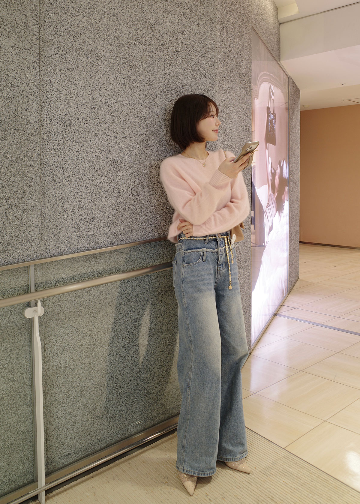 ���� Moelleux����������knit ���顼:���եȥ����ܥ꡼���ߥå����⥫���ڥ���ԥ�