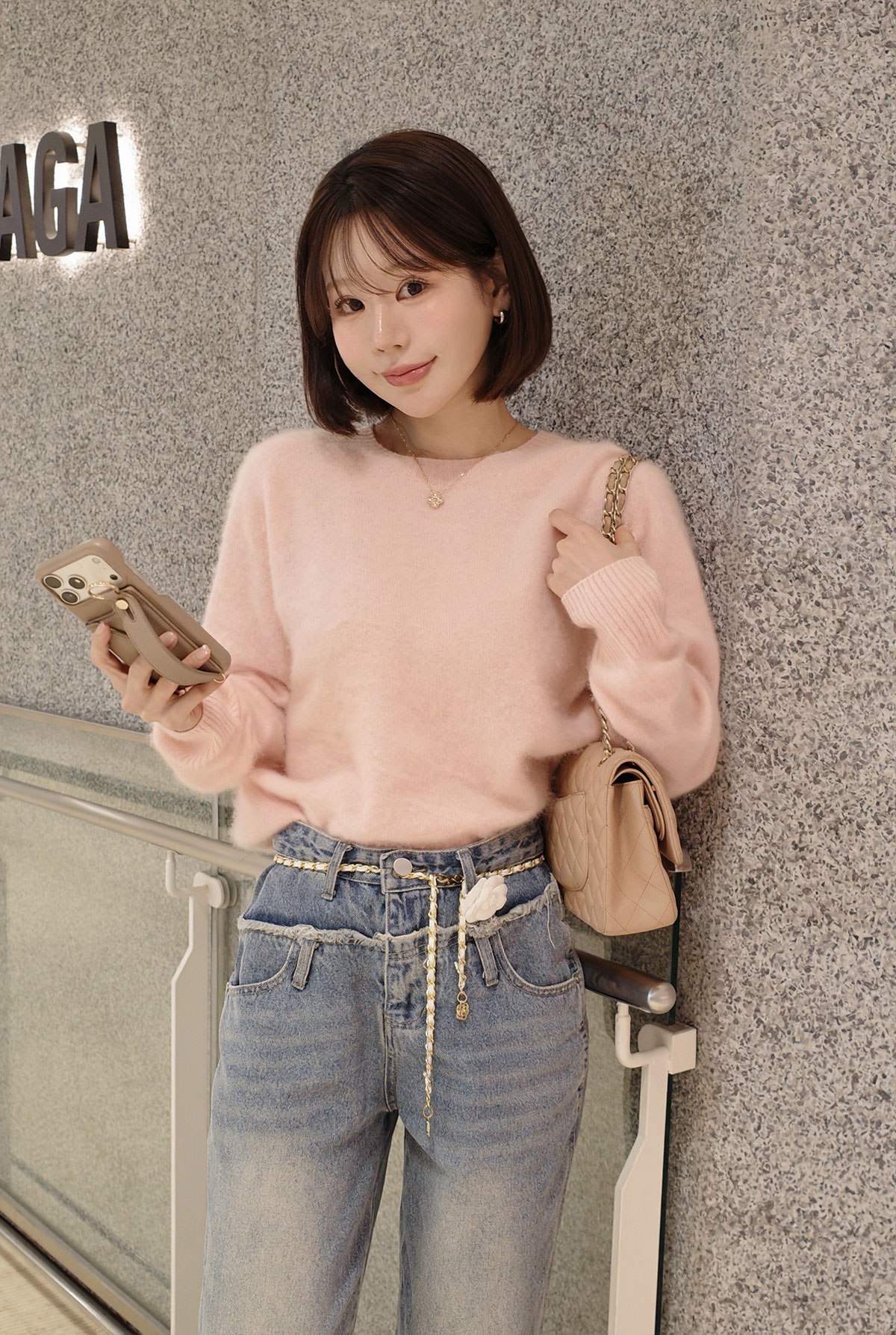 ���� Moelleux����������knit ���顼:���եȥ����ܥ꡼���ߥå����⥫���ڥ���ԥ�