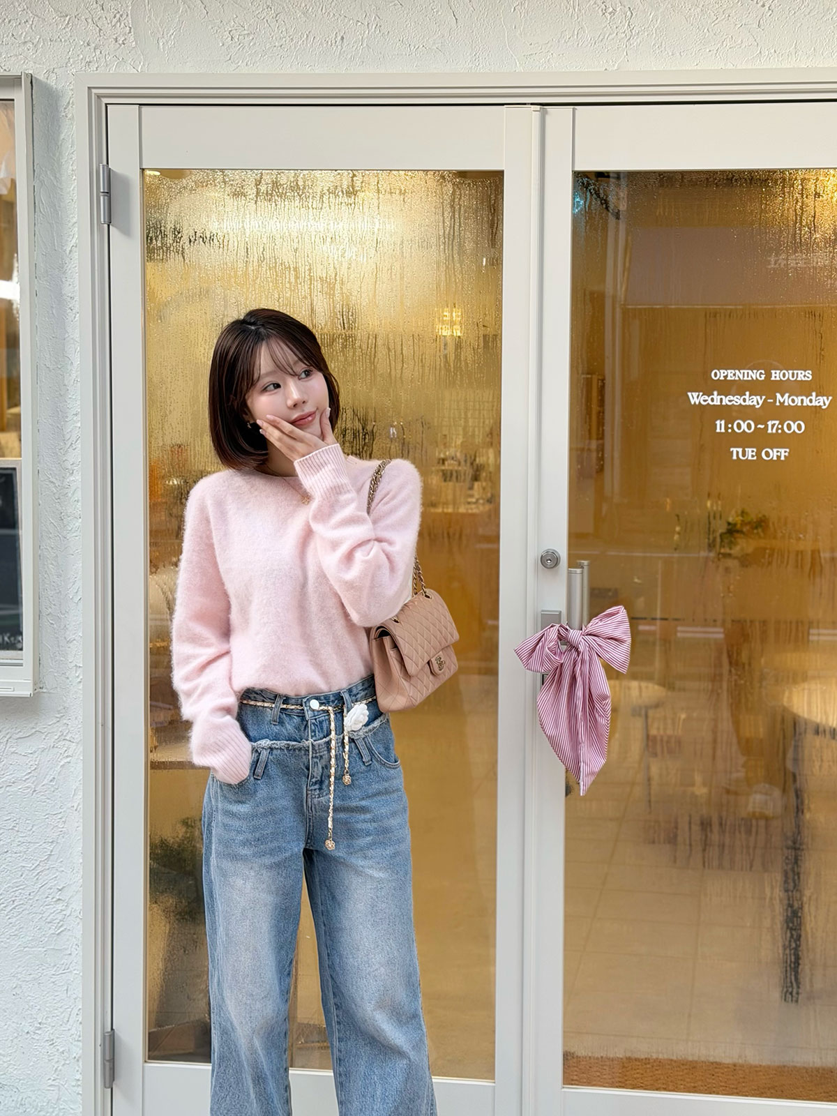 ���� Moelleux����������knit ���顼:���եȥ����ܥ꡼���ߥå����⥫���ڥ���ԥ�