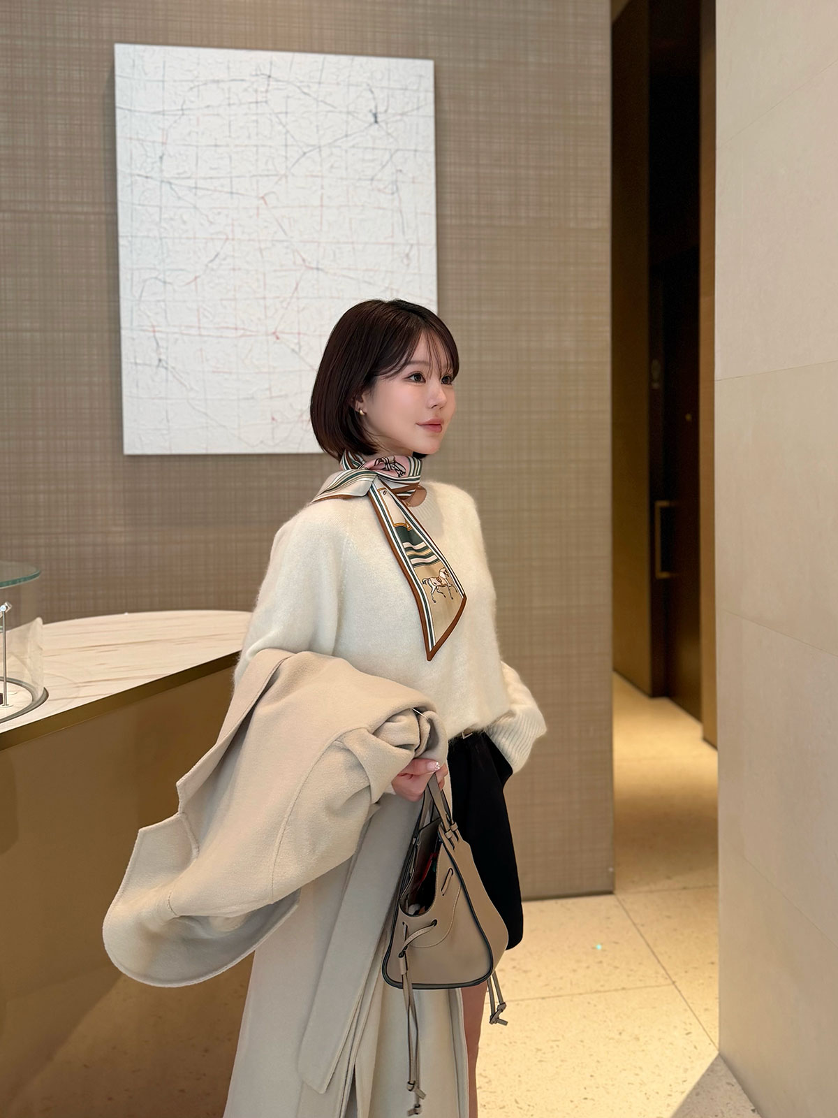 ���� Moelleux����������knit ���顼:���եȥ����ܥ꡼���ߥå����⥫���ڥ���ԥ�