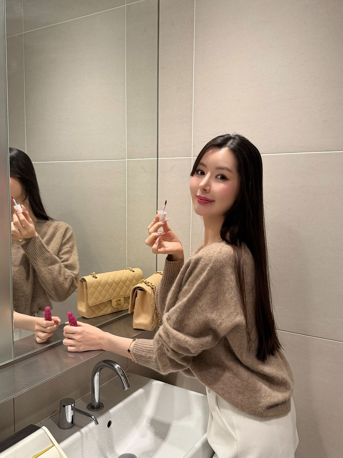 ���� Moelleux����������knit ���顼:���եȥ����ܥ꡼���ߥå����⥫���ڥ���ԥ�