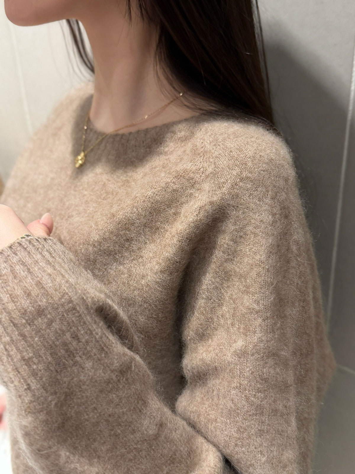 ���� Moelleux����������knit ���顼:���եȥ����ܥ꡼���ߥå����⥫���ڥ���ԥ�