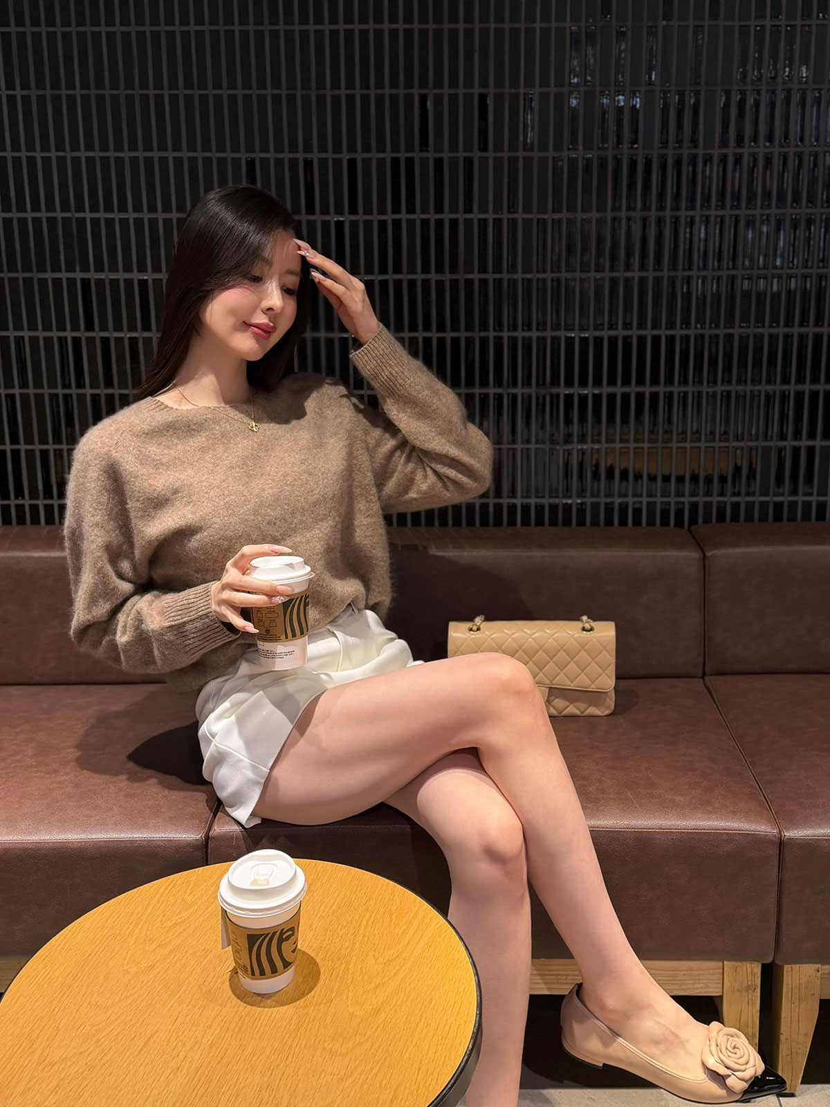 ���� Moelleux����������knit ���顼:���եȥ����ܥ꡼���ߥå����⥫���ڥ���ԥ�