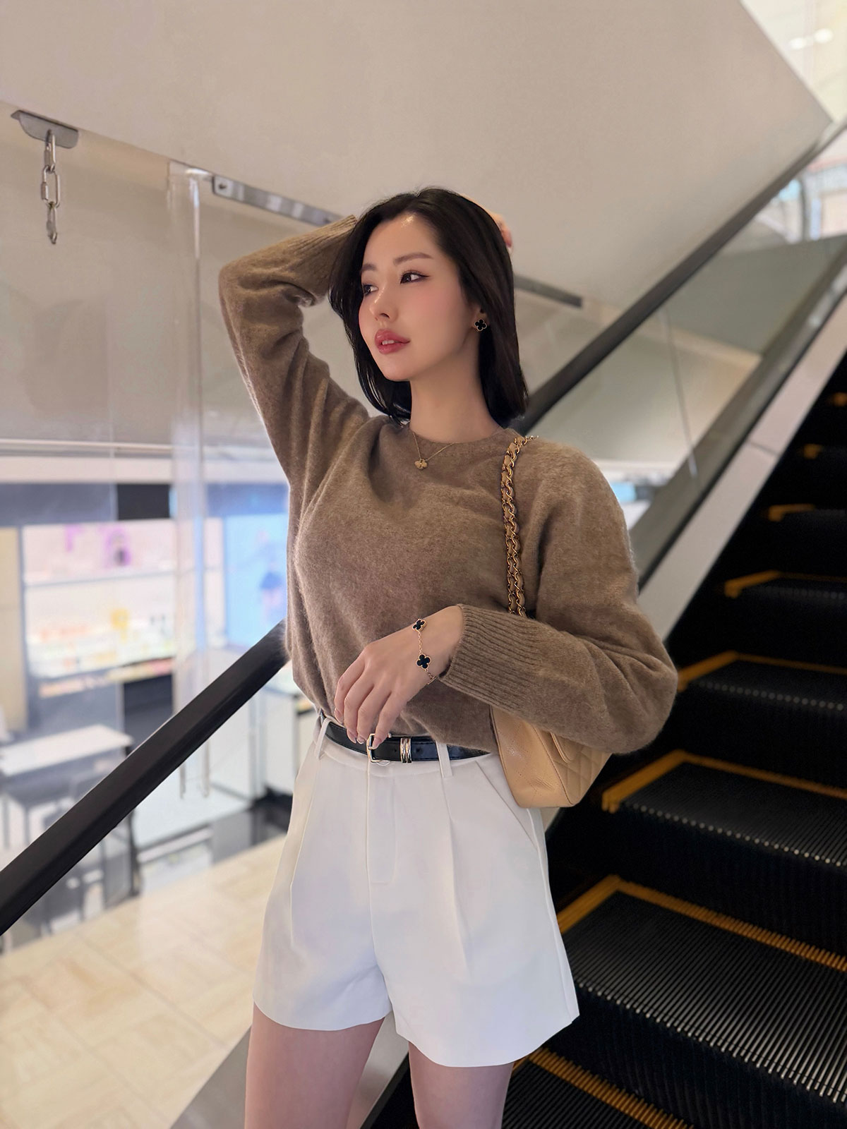 ���� Moelleux����������knit ���顼:���եȥ����ܥ꡼���ߥå����⥫���ڥ���ԥ�