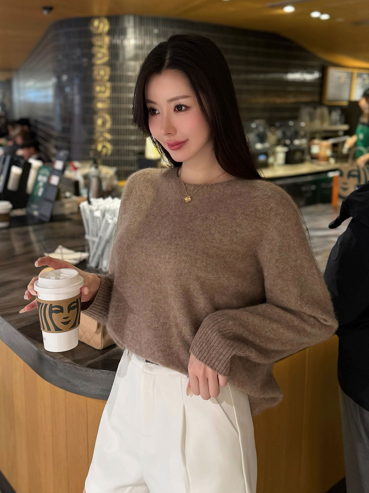 ���� Moelleux����������knit ���顼:���եȥ����ܥ꡼���ߥå����⥫���ڥ���ԥ�