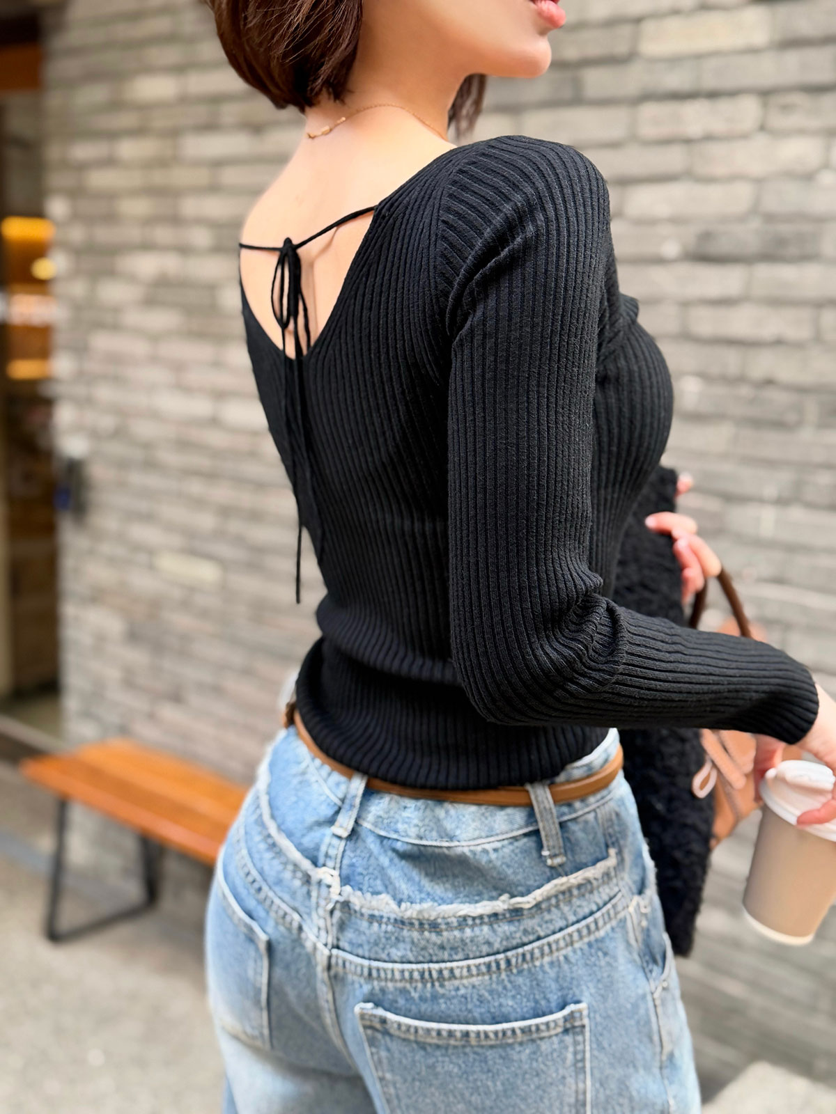 ���� kitten��ܥ�ݥ���ȥ��knit ���顼:�֥�å����ۥ磻��