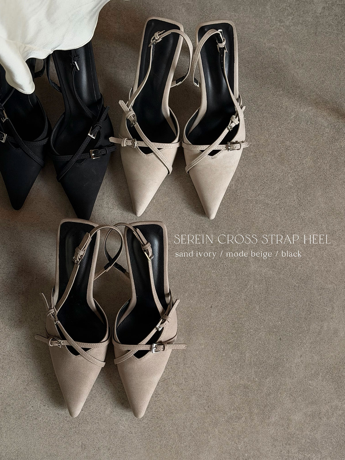 ���� Serein���������ȥ�å�heel ���顼:�֥�å�������ɥ����ܥ꡼���⡼�ɥ١�����