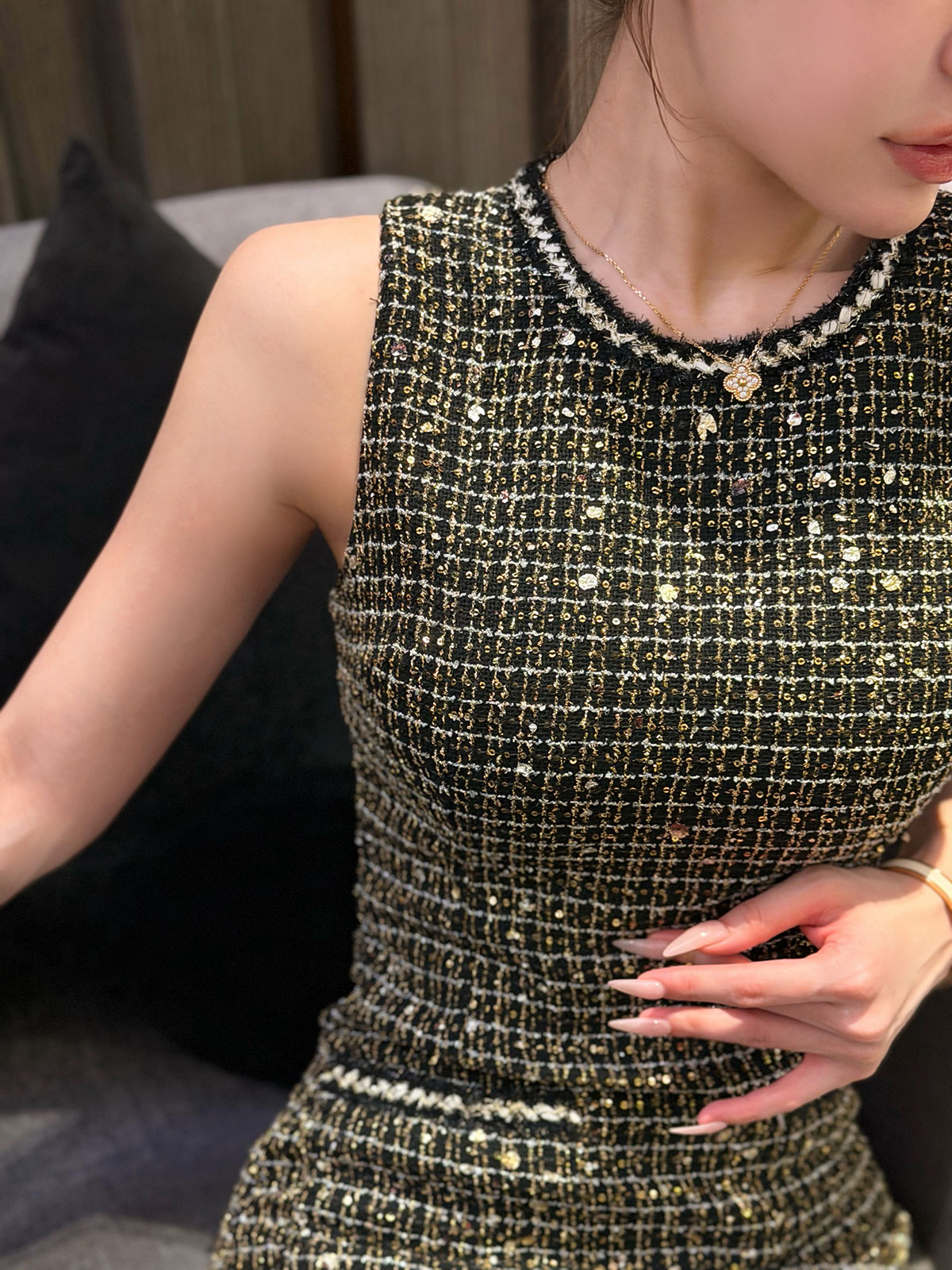 ���� Muret Tweed Glitter ops ���顼:�֥�å��ĥ����ɡ��Х˥�ĥ�����