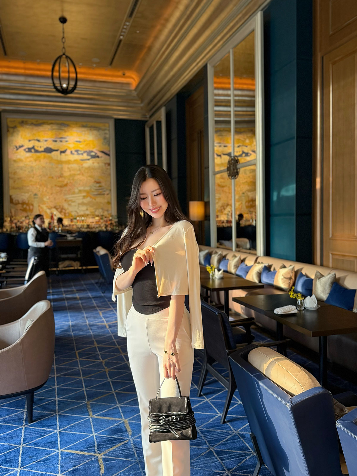 ���� Henley���åץ��󥭥�ߥ����� ���顼:�֥�å������졼���ۥ磻��
