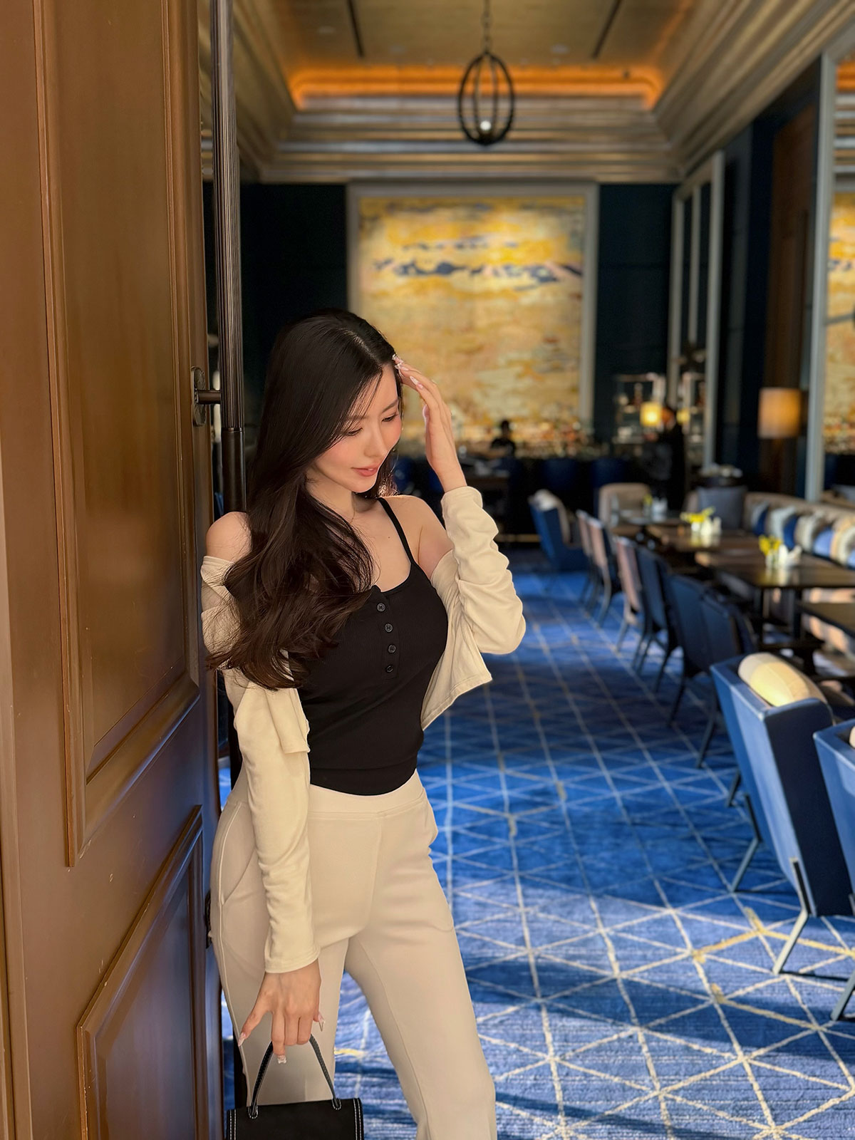 ���� Henley���åץ��󥭥�ߥ����� ���顼:�֥�å������졼���ۥ磻��