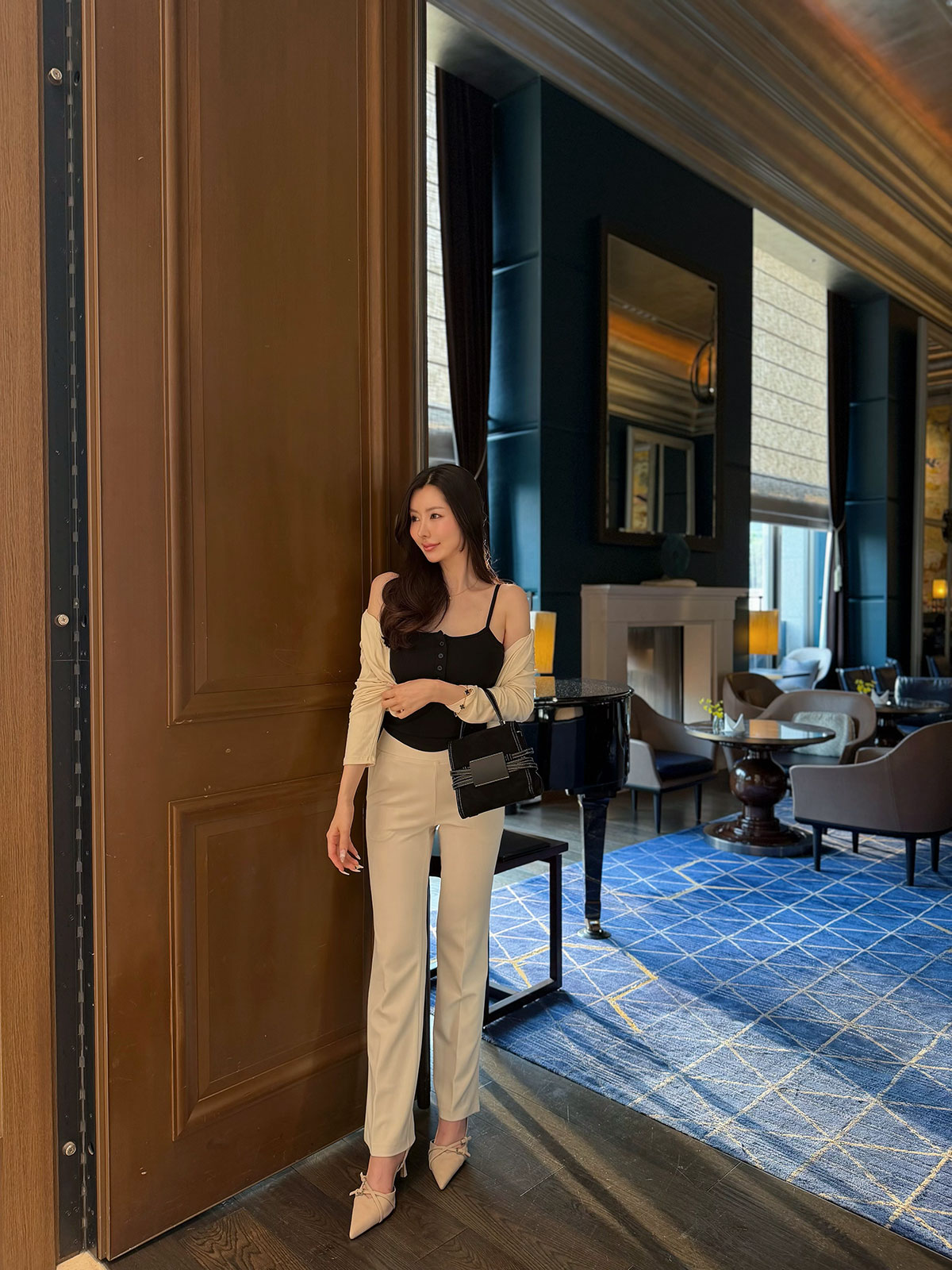 ���� Henley���åץ��󥭥�ߥ����� ���顼:�֥�å������졼���ۥ磻��