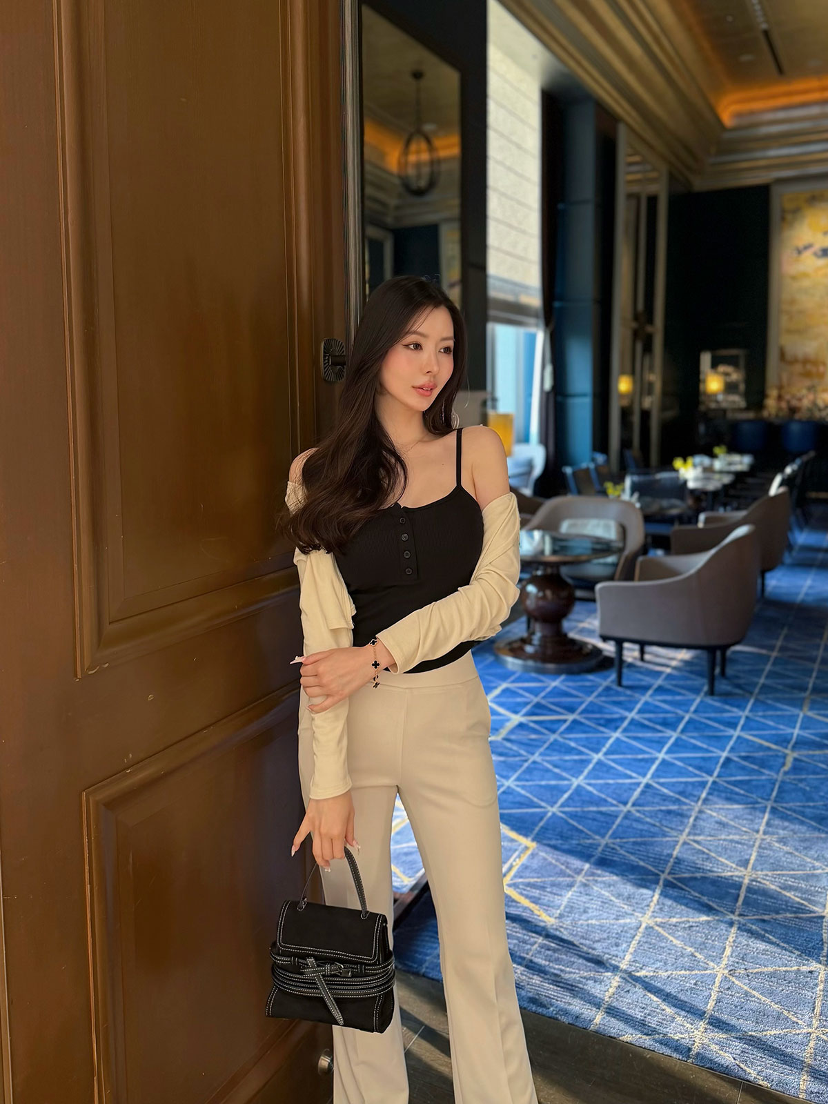 ���� Henley���åץ��󥭥�ߥ����� ���顼:�֥�å������졼���ۥ磻��
