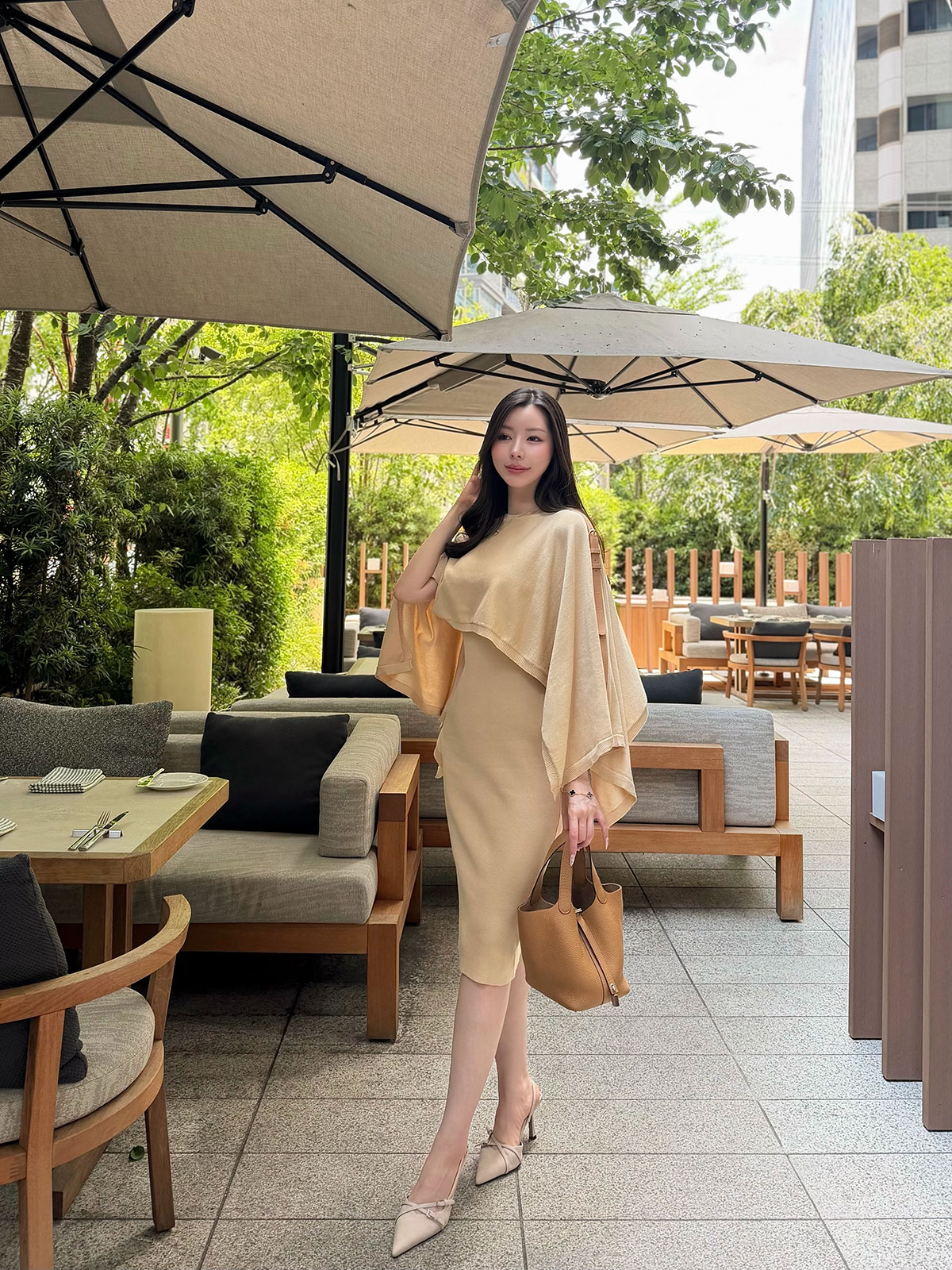 ���� Etoffe Belt Cape ops ���顼:�֥�å����饤�ȥ١�����