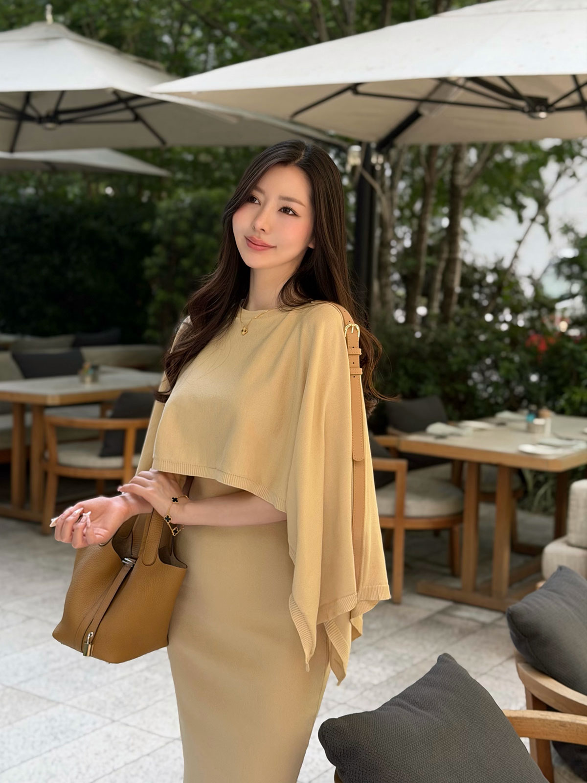 ���� Etoffe Belt Cape ops ���顼:�֥�å����饤�ȥ١�����