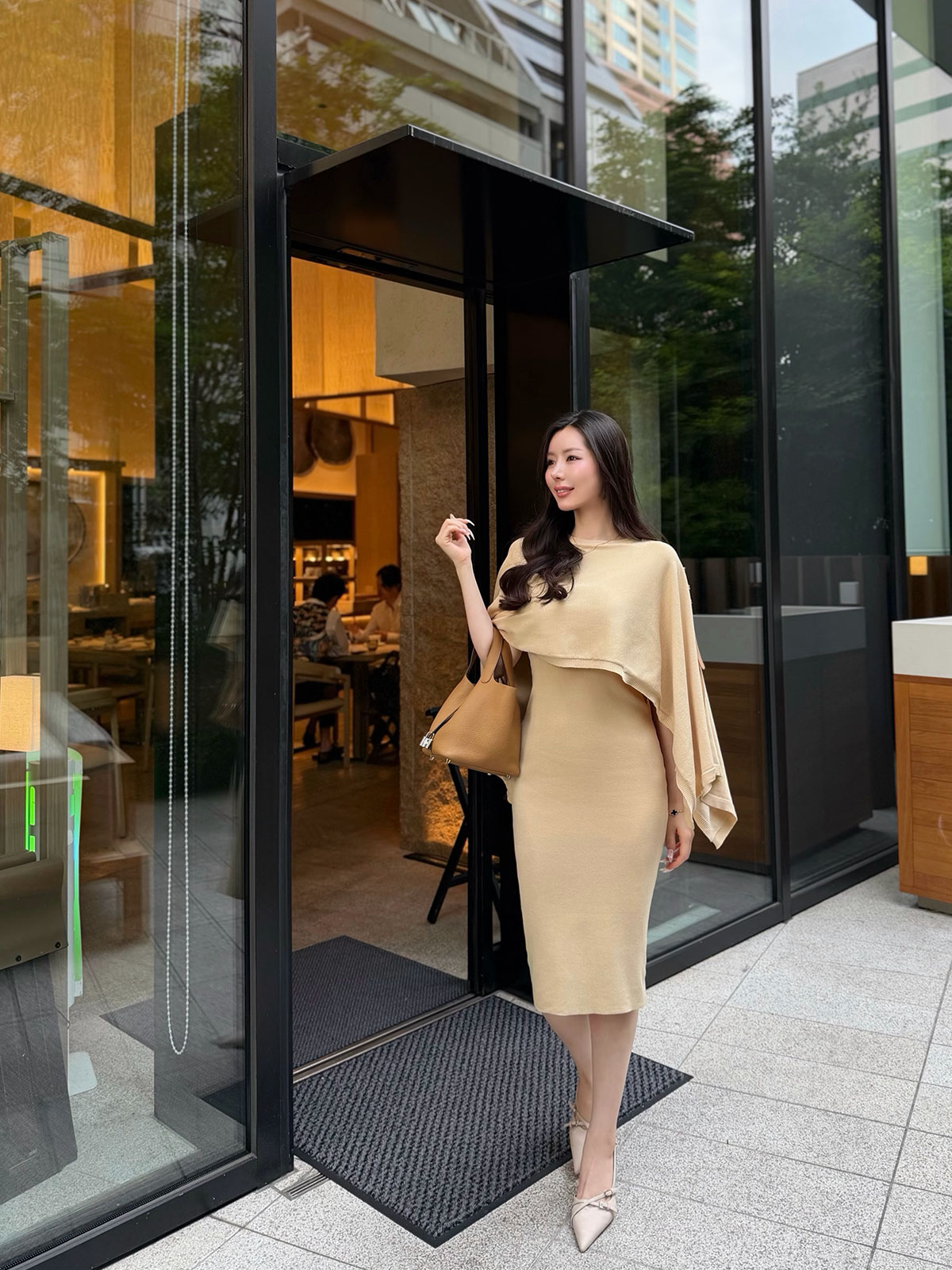 ���� Etoffe Belt Cape ops ���顼:�֥�å����饤�ȥ١�����