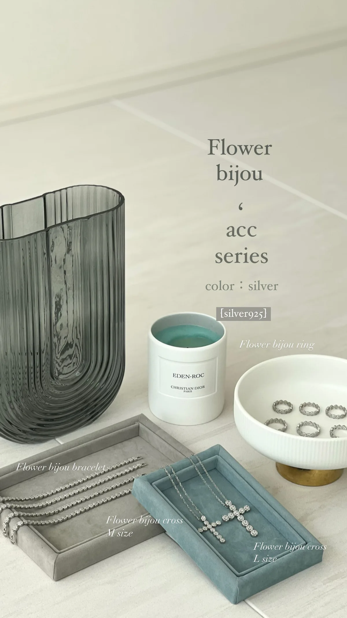 Flower Bijou Acc Series(silver925) 顼: ԥ󥯥 С