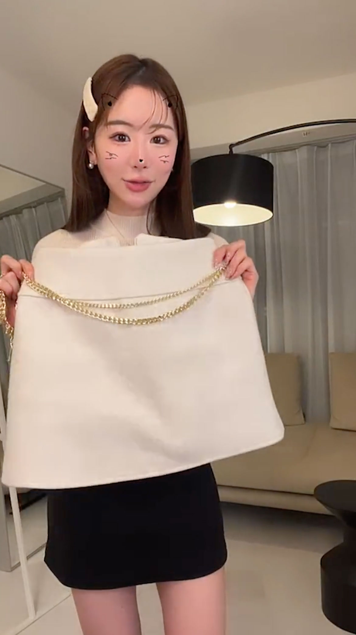 卸直営店（お得な特別割引価格） qung 2way チェーンスカート | dubai 