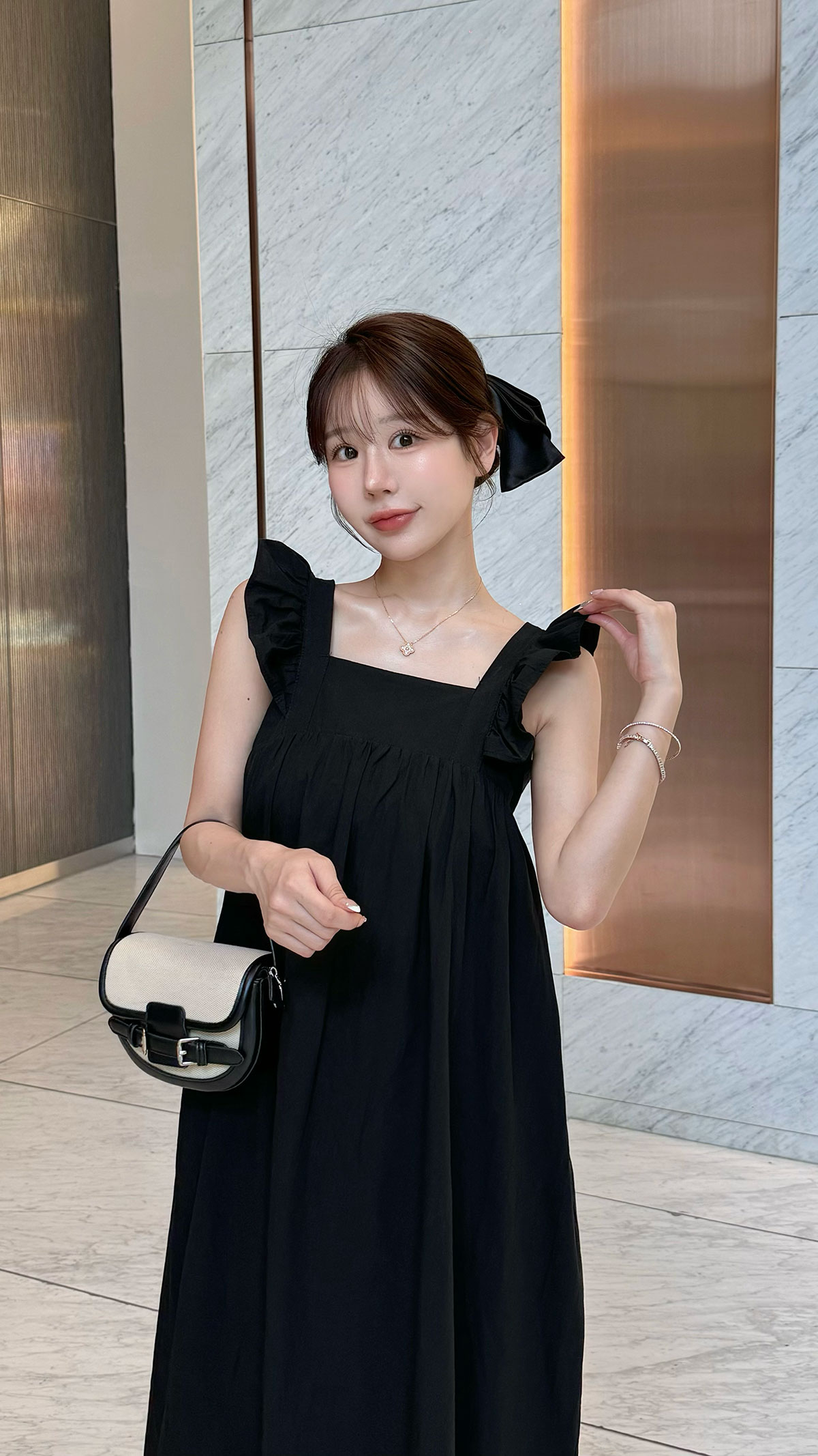 Riri belle エレガントフラワー キャミソール ドレス S Riri belle