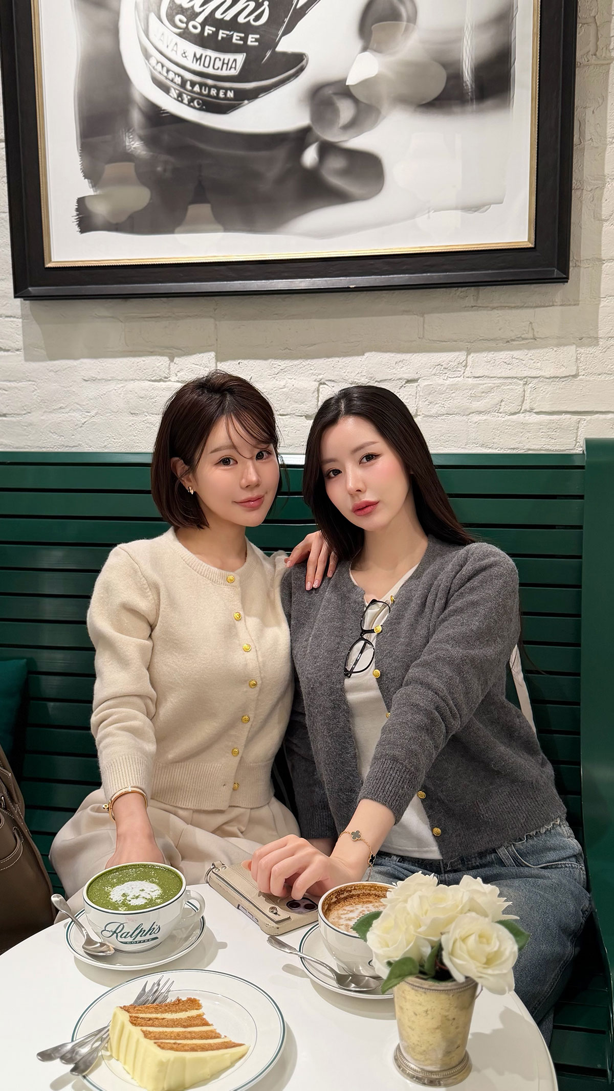 ハイゲージ金ボタンカーデtop カラー: アイボリー、ミックスグレー、メロンイエロー