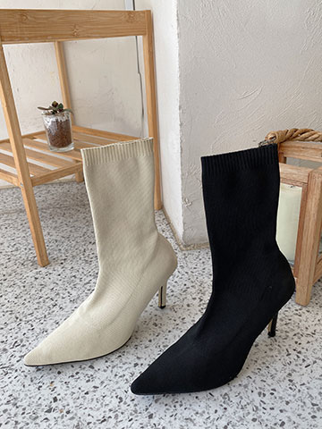 クン SLIM RIB SOCKS BOOTS カラー: 