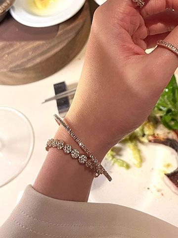 クン thinエタニティーブレスレット