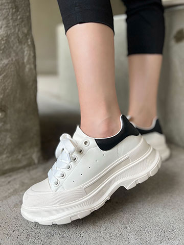 que shoes plain グレーベージュ グレージュ Lサイズ 試着のみ