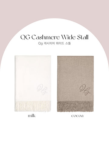 クン QGカシミアワイドストール